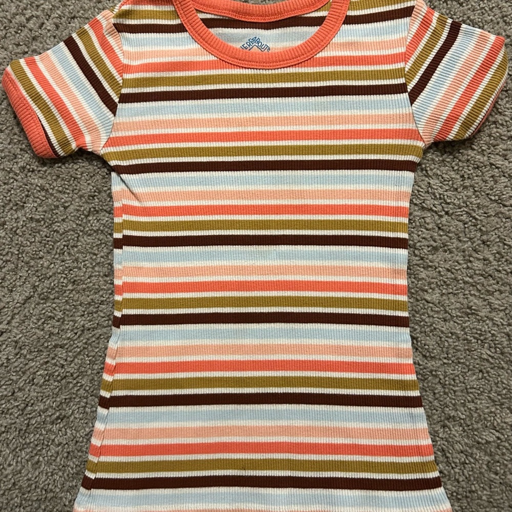 Colorful Striped Girl’s Tee